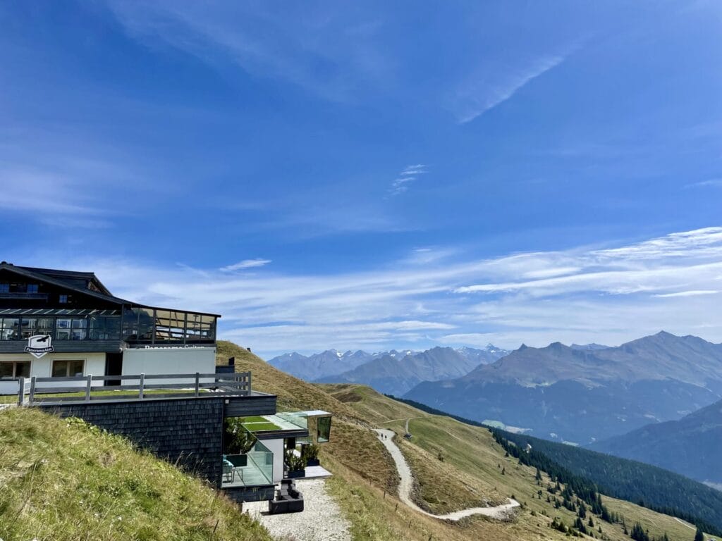 Panorama Alm Kitzbühel auf der Resterhöhe Logenplatz